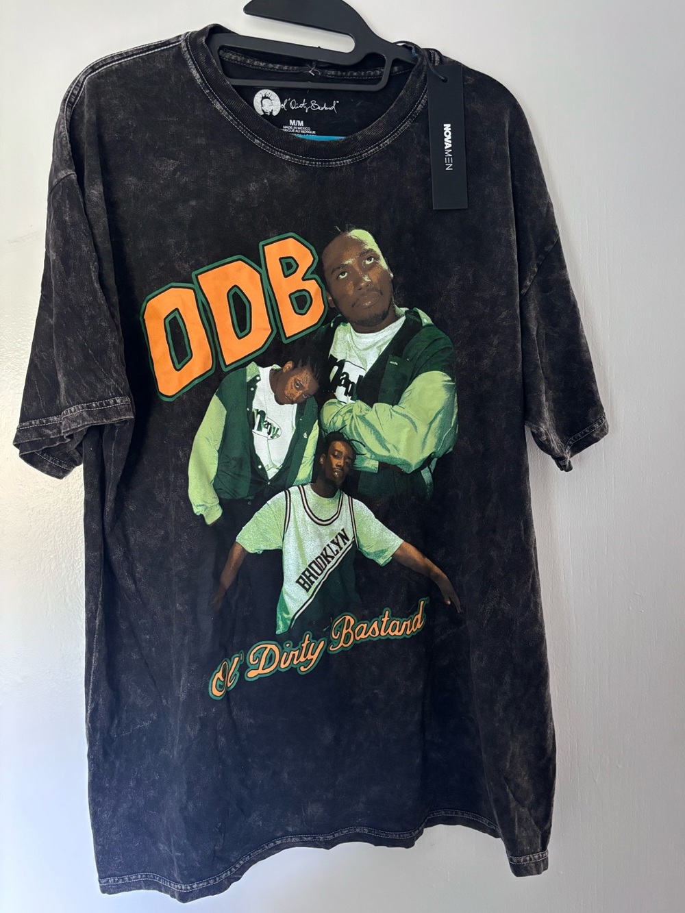 NEW MEN ODB Graphic Tee - Black with Green Print